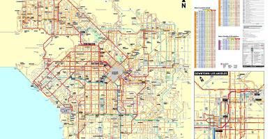 Карта метро лос анджелеса