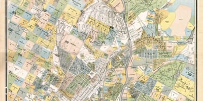 Карта старого Лос-Анджелес