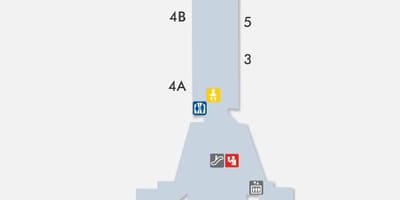 Карта LAX терминалу 1
