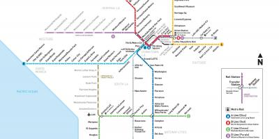 Карту Ла-расширение метро 