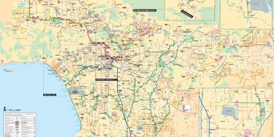 Лос-Анджелес велосипеда карте