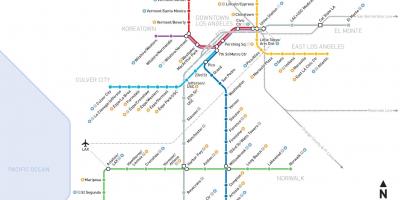 Карту Ла метро велосипед