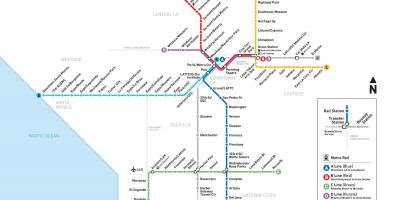 Карта метро Ла