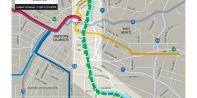 Река Лос-Анджелес карту велодорожка 