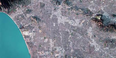 Карта спутниковая Лос-Анджелес 