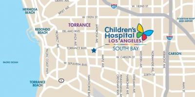 Карта детская больница Лос-Анджелес