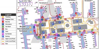 LAX терминалу ворот карте